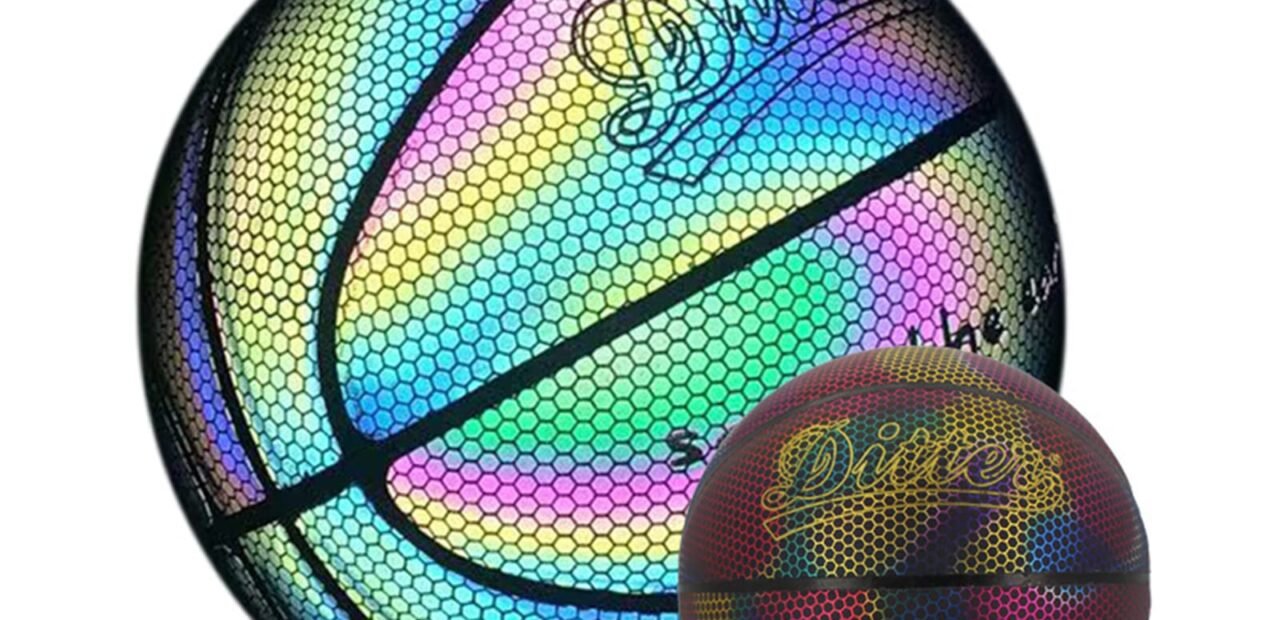 glowing basketball