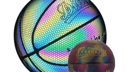 glowing basketball