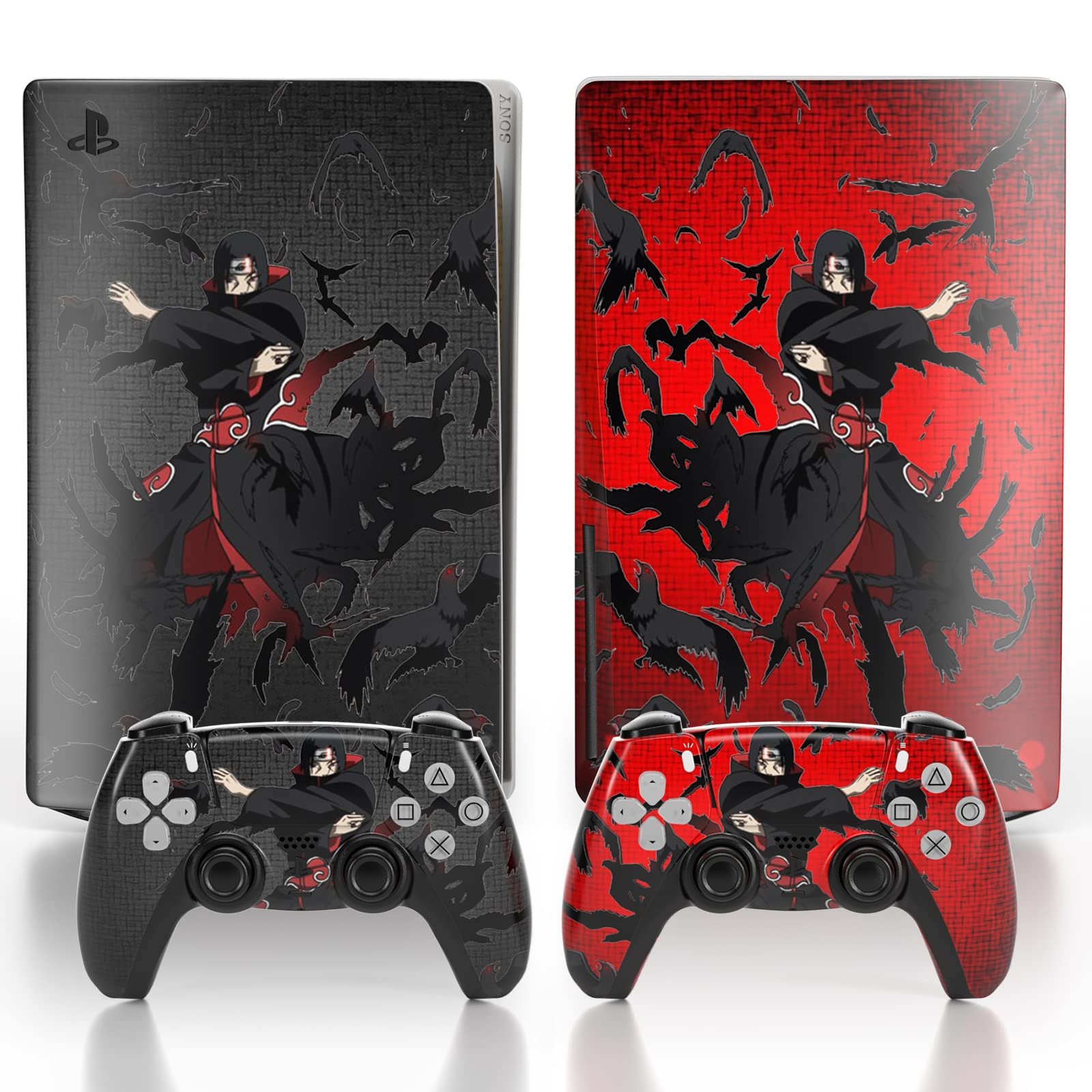 TESSGO PS 5 Skin Disc Edition Anime Console and Controller Vinyl Sticker